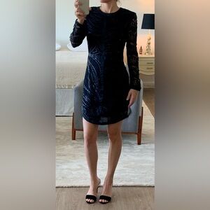 Adelyn Rae Black Sequin Gown